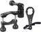 HSU Bike Handlebar Mount for Action Cameras - 360 Rotation Seat Post Compatible with GoPro Hero 13/12/11/10/9/8/7/6,
