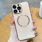 Guppy Magnetic Case for iPhone 15 Pro Max, Scratch Resistant Gradient Glass Back Cover with Full Camera Lens Protector