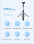 RRNNWW Stand,67 inch Portable Phone Selfie Stick with Remote and Dual Light Compatible for iPhone Android
