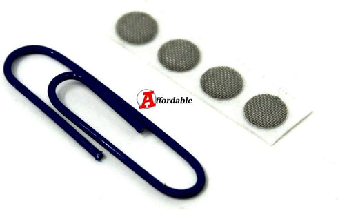 Replacement Headphone Filters for Powerbeats Wireless Earbuds (2 Pair, Silver)