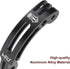 HSU Aluminum Alloy Curved Extension Arm - 3” Metal Pole Mount Helmet Stick Extension Arm Mount for Hero