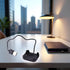 Seadiquiet 30cm HW22 Black Charging Cable Charger Cord for Smartwatch Intelligent Watch Magnetic Charger Dock Holder