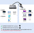 USB to HDMI Adapter for 2 Monitors, USB3.0 to Dual HDMI Adapter for 3 Monitors, External Video & Graphics