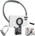 Neck Mount Phone Holder for Hands-Free Recording with Chest Strap for iPhone Android Phones (Gray)
