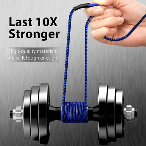 cugunu USB Lightning Cable 3 Pack 6FT, MFi Certified Nylon Braided Fast Charging Cord for iPhone