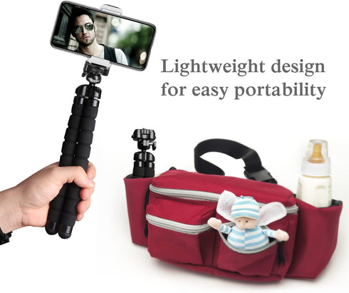 UBeesize Premium Flexible Phone Tripod with Remote and Phone Mount, Mini Tripod Stand for Camera, GoPro