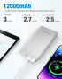 Pilot 4GS Portable Charger 12000mAh Fast Charging Power Bank Dual 3A Output Compatible with iPhone 14/13/12/11