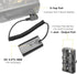 ZALUNERO NP-F970 Dummy NP-F550/770/570 D-Tap to Battery Coiled Power Cable Compatible with Sony Power Panel Light
