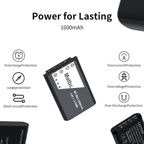 3-Channel NP-BX1 Battery Charger for Sony ZV-1, ZV-1F, ZV-1 II, ZV-e10, DSC-RX100 III, VII, M7, RX1, CX405
