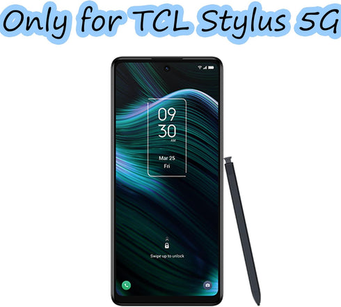 TCL Stylus 5G Pen Replacement (T779W Version) with Eject Pin - Lunar Black Stylus 5G Pen