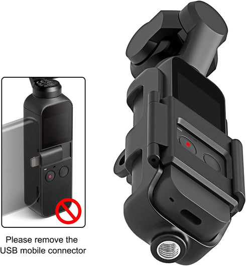 3 in 1 Tripod and Action GoPro Mount Stand Bracket for DJI Osmo Pocket for DJI Pocket 2, Action Cam Mount with Tripod Mount and Screw, for DJI Osmo Pocket Accessories Kit Tripod and GoPro