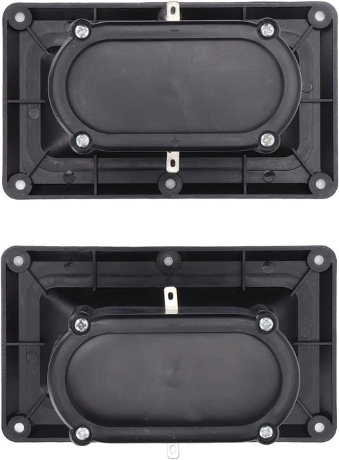 EBTOOLS Wide Dispersion Horn, 3 to 20KHz High Sensitivity Dual Drive Piezoelectric Horn Tweeters for Loudspeakers