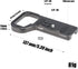 FocusFoto A6700 ILCE-6700 Quick Release Baseplate QR Plate Mount for Sony Alpha Mirrorless Camera, Compatible