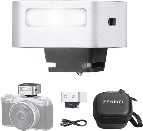 ZENIKO ZF08 Mini Camera Flash Speedlite for Canon/Sony zv1f/Nikon/Fuji/Panasonic Olympus - 5 Power