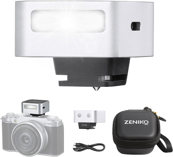 ZENIKO ZF08 Mini Camera Flash Speedlite for Canon/Sony zv1f/Nikon/Fuji/Panasonic Olympus - 5 Power