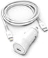 Galvanox Ultra-Fast iPhone Car Charger with Lightning to USB Type-C Cable, MFi Apple Certified