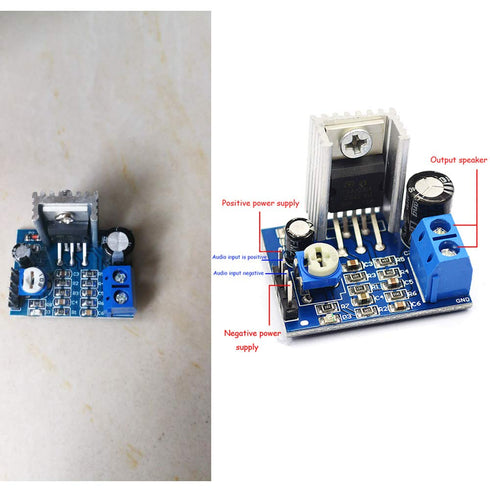 Ximimark 2Pcs TDA2030A Audio Amplifier Module, Power Amplifier Board AMP 6~12V Mono 18W
