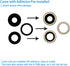 Rear Back Camera Lens Glass Replacement for iPhone 13 Pro & 13 Pro Max with Installation Manual