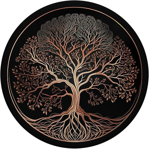 Tree Of Life Yoga Leaves Spiritual Symbol Nature Rose PopSockets Standard PopGrip