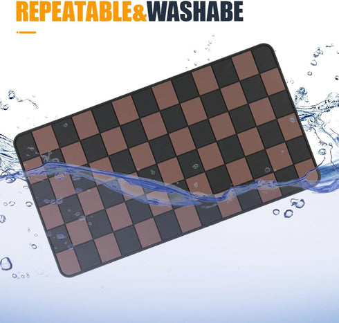 YoRise 10.62'' 5.90'' Car Dashboard Anti Slip Mat, PVC Center Console Pad, Non-Slip Sticky Dash Mat, Washable Car