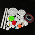 URIMPAVIDO 51PCS Plastic Gear Kit Single Gear Crown Gear Belt Pulley for RC Car Truck Robot Helicopter DIY Model Toy