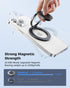 SUPERONE Magnetic Ring Holder for MagSafe Dual-Side Magnetic, Removable Gym Phone Grip with Kickstand for iPhone