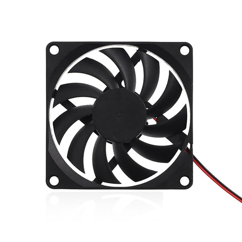 DUJVCZB FDCB8010B12 8010 4Pin 2Wire 12V 80mm 80mm 10mm Dual Ball Bearing Quiet Computer Case Fan DC x x High Speed