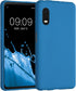 kwmobile Soft Slim Protective TPU Silicone Case for Samsung Galaxy Xcover Pro - Blue Reef