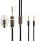 NewFantasia 10ft 6N OCC Copper Silver Plated Upgrade Audio Cable, 3.5mm Male and 6.35mm Adapter for Hifiman