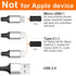6ft Multi Charging Cable 2-Pack: 3-in-1 Braided USB Cable with Dual Type C & Micro USB for Cell Phones & Android