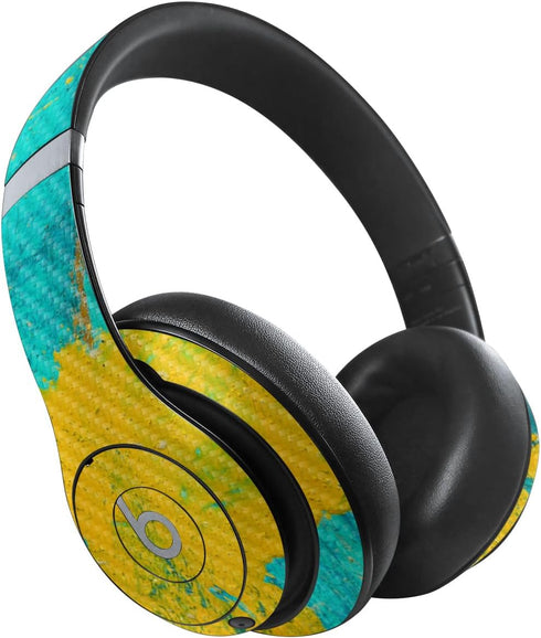 MightySkins Carbon Fiber Skin for Beats Studio Pro, Acrylic Blue, Durable Textured Finish, Easy to Apply