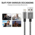 4-Pack Short iPhone Charger Cable 1FT, Braided Lightning to USB Fast Charger for iPhone 12 Pro Max/11/X/8/7/6S Plus,