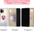 8 Pcs Phone Magnet Car Metal Plate Mount - Compatible with Magnetic Car Mounts, Replacement Sticker (Floral Style)
