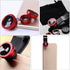 Toddmomy 2 Sets Clip-on Phone Camera Lens Kit, Wide Angle Macro Fisheye Mobile Camera Lenses for Smartphone