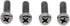 Replacement Screws for TCL 55R617 Stand Screws Compatible