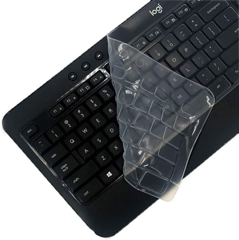 Ultra Thin Desktop PC Silicone Clear Keyboard Cover for Logitech MK540 MK545 Wireless Keyboard