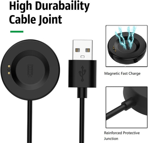 Charger for iTECH Fusion 2, Charging Stand Dock Station with 1m USB Cable for Smartwatch Accessories
