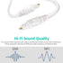 60 Bar/TV/PS4/Xbox feet White Optical Audio Cable, Slim Toslink Digital Fiber Optic Audio Cord for Sound