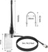 eifagur 156-163MHz PL259 16.5 Sailboat VHF Marine Radio Antenna Low-Profile Antenna Connector with Feet Low Loss