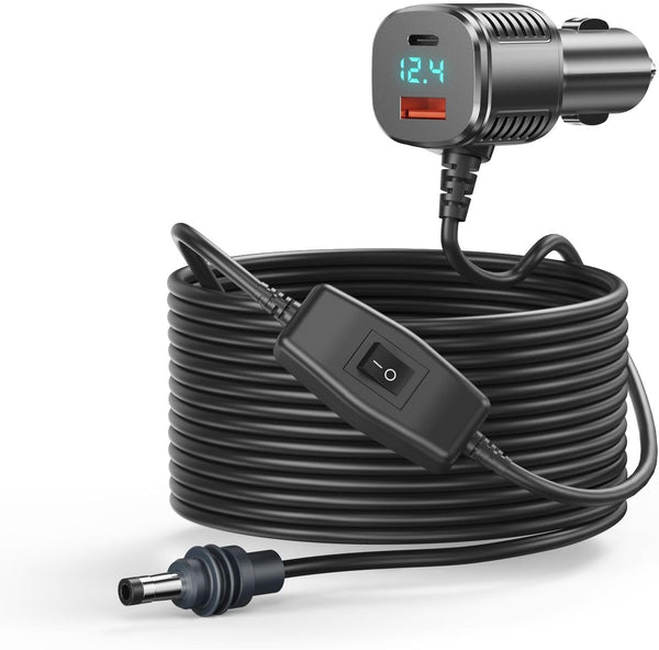 HAILOLY Starlink Mini Cable, 3 in 1 Starlink Mini Car Charger DC Power