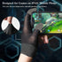 Gaming Gloves for Sweaty Hands, Ultra-Thin Breathable Touchscreen Game Gloves with Thumb Finger Sleeves for Mobile