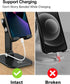 OCYCLONE Phone Stand, Adjustable Height and Angle Foldable Holder for Desk, Compatible with 4-11 Inch Devices