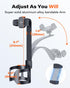 APPS2Car Cup Holder Phone Holder Mount for Car, 2-in-1 Fast-Squeeze Installation, Adjustable Height One-Hand Operation