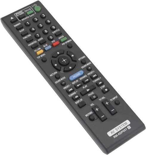 RM-ADP057 Replace Remote for Sony Blu-ray DVD Home Theater System BDV-E280 BDV-T28 BDV-E980
