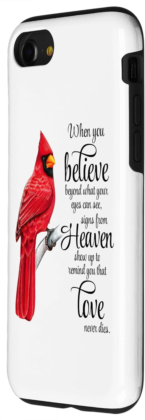iPhone SE (2020) / 7 / 8 Cardinal Red Bird Sign from Heaven Angel Case