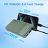 NOBIS 10000mAh Pack Portable Charger, Power Bank Fast Charging, Battery with C to C Cable, Battery Bank with Digital