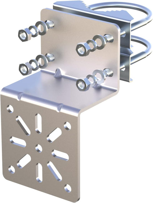 Pole Mount Bracket for Antenna - Anti Vibration Hardware Accessories for Outside Home Antenna Kits