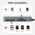 UGREEN 4 16 15, USB C SD Card Reader with SD Card Holder, High-Speed Memory Card Reader Adapter with Card Storage Case