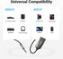 UGREEN Bluetooth 5.3 Adapter for Car Aux Input - Receiver with Built-in Mic for Hands-Free Calls