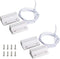Aoje-Link RC-38A Wired Magnetic Door Switch Window Sensor Alarm for Home Security, 2pcs White